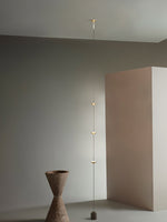 Soreluna LED Linear Pendant Light with Marble Counterweight