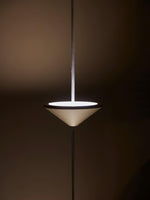 Soreluna LED Linear Pendant Light with Marble Counterweight
