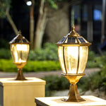 Soren Solar Lantern – Modern Outdoor Post Light in Black or Bronze
