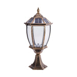 Soren Solar Lantern – Modern Outdoor Post Light in Black or Bronze