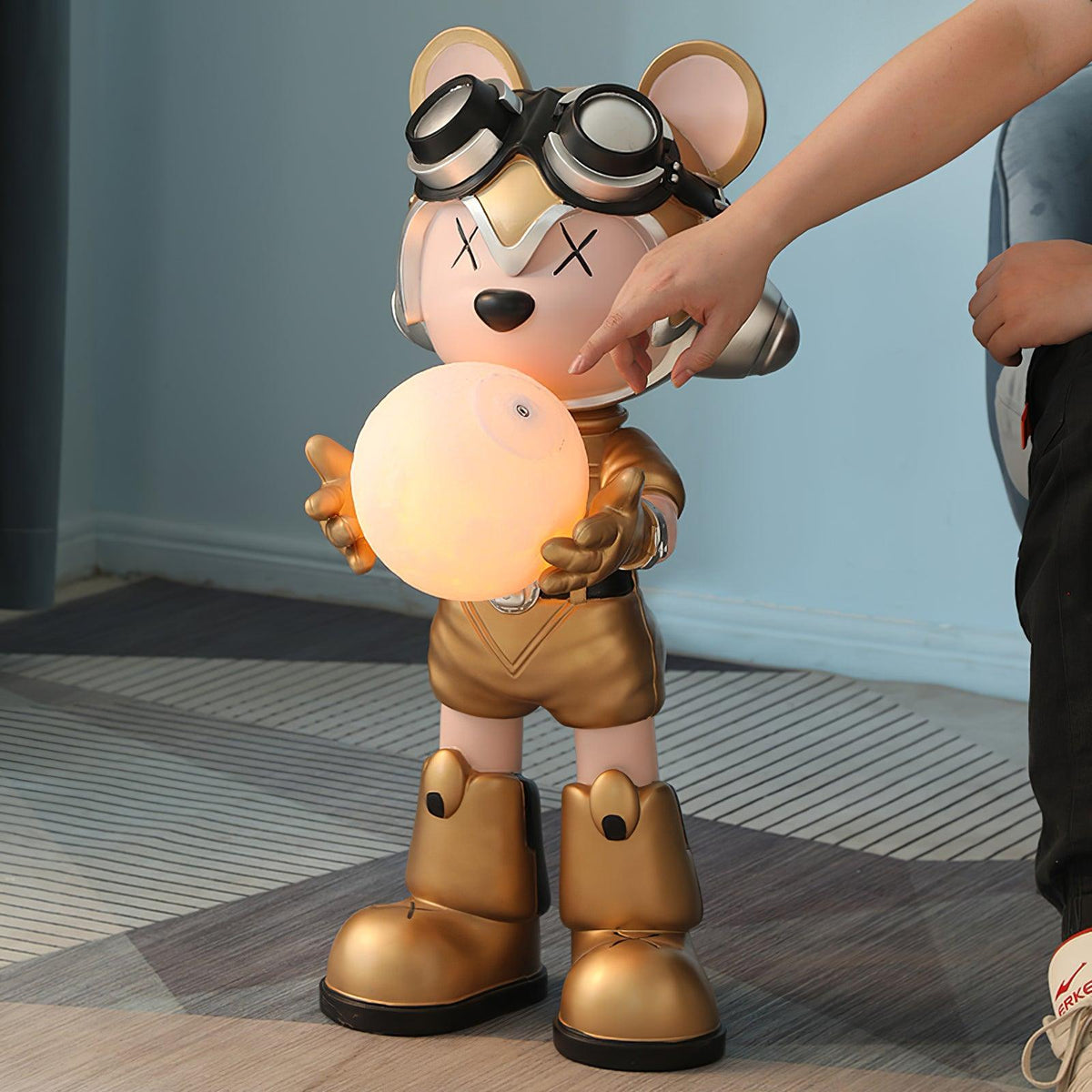 Space Bear Built In Battery Floor Lamp