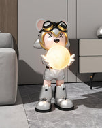 Space Bear Built In Battery Floor Lamp