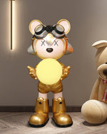Space Bear Built In Battery Floor Lamp