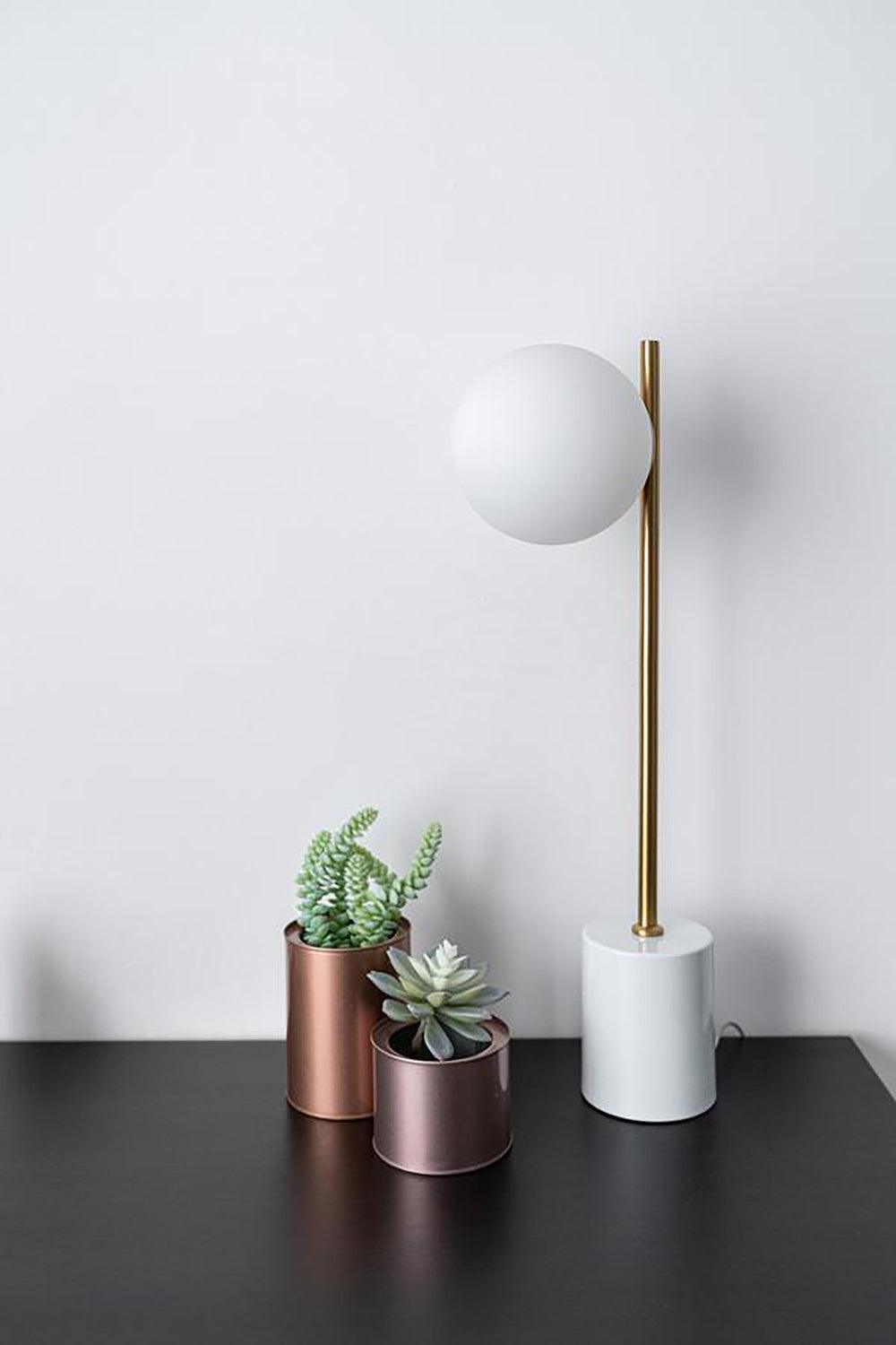Sphere Stem Table Lamp