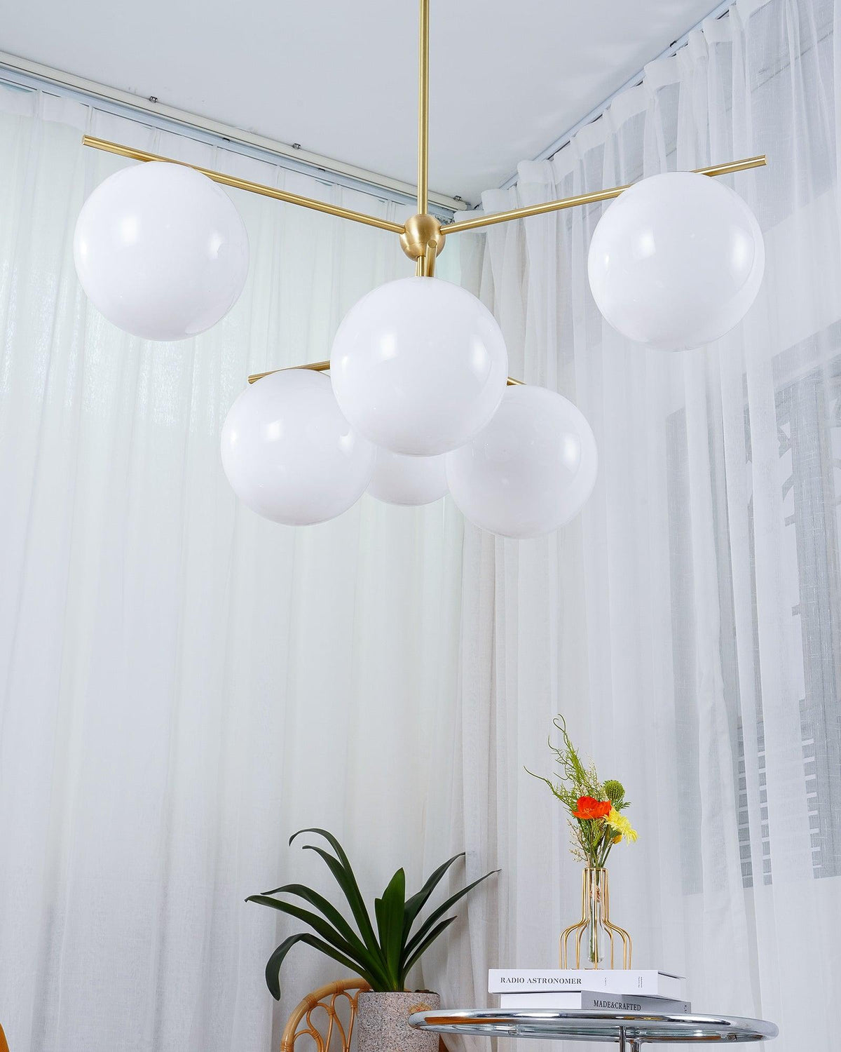 Sphere Stem Chandelier