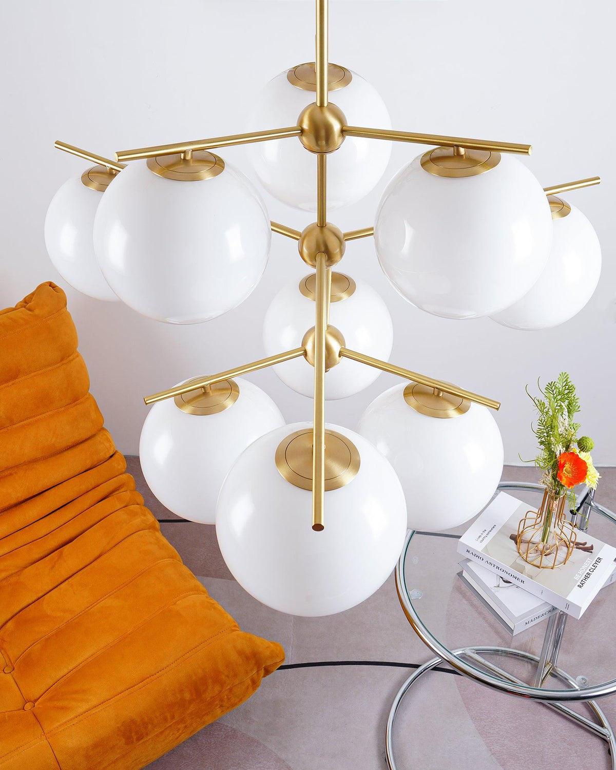 Sphere Stem Chandelier