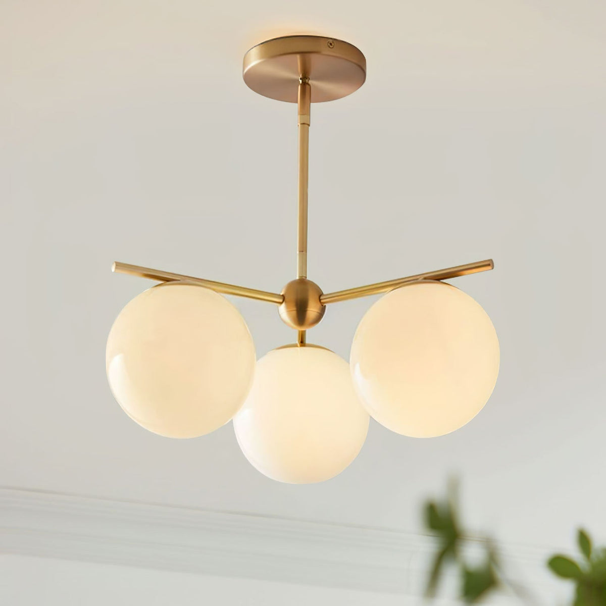 Sphere Stem Chandelier