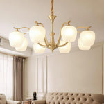 Spherical Brass Chandelier