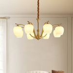 Spherical Brass Chandelier