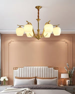 Spherical Brass Chandelier