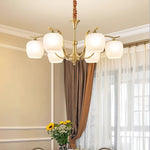 Spherical Brass Chandelier