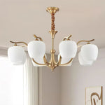 Spherical Brass Chandelier