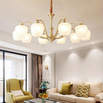 Spherical Brass Chandelier