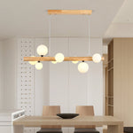 Spiral Glass Ball Chandelier
