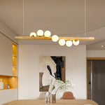 Spiral Glass Ball Chandelier