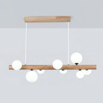 Spiral Glass Ball Chandelier