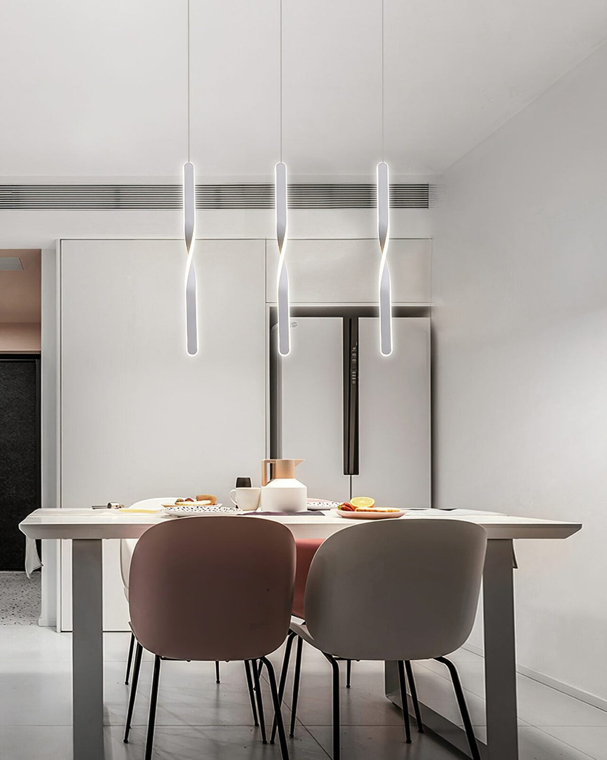 Spiral LED Pendant Light