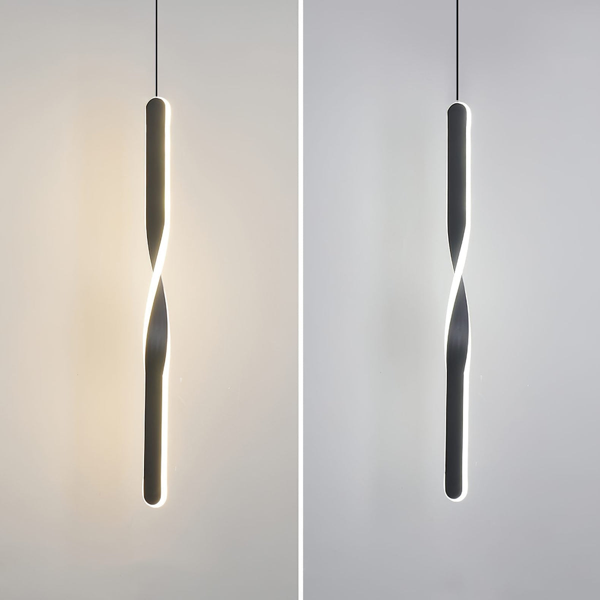 Spiral LED Pendant Light