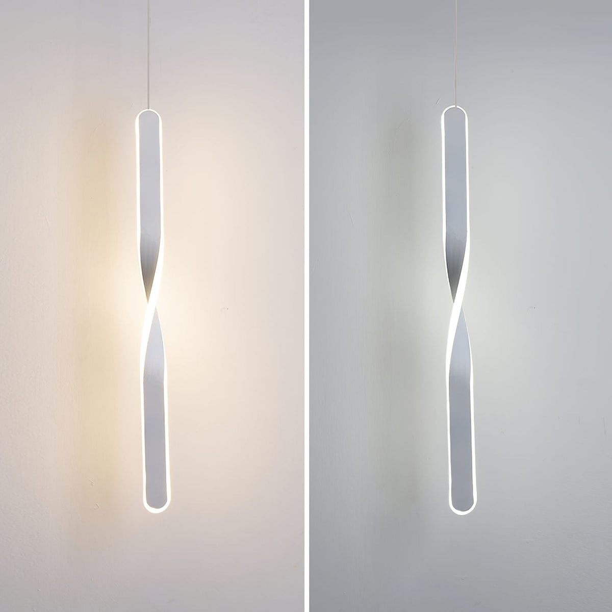 Spiral LED Pendant Light