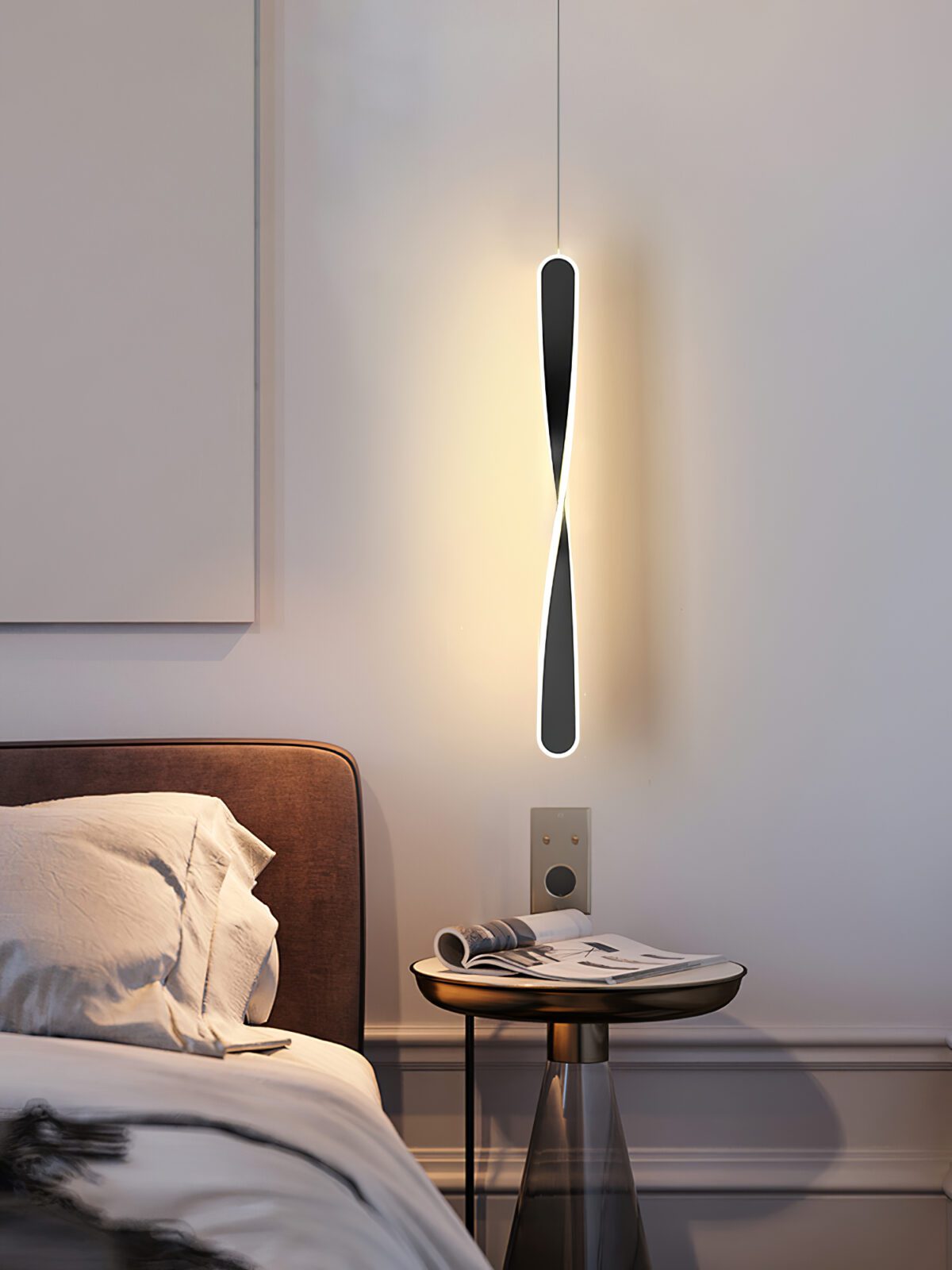 Spiral LED Pendant Light