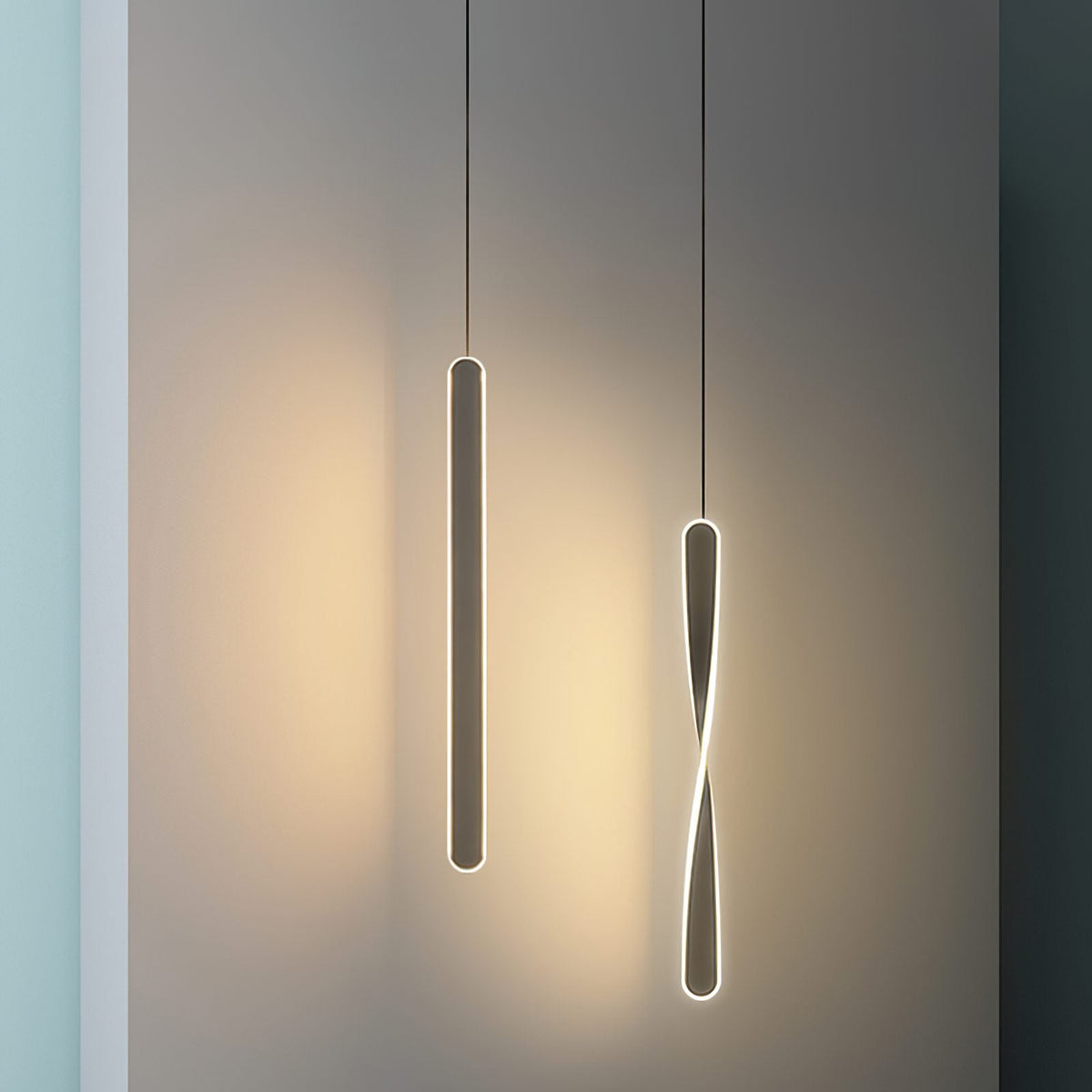Spiral LED Pendant Light