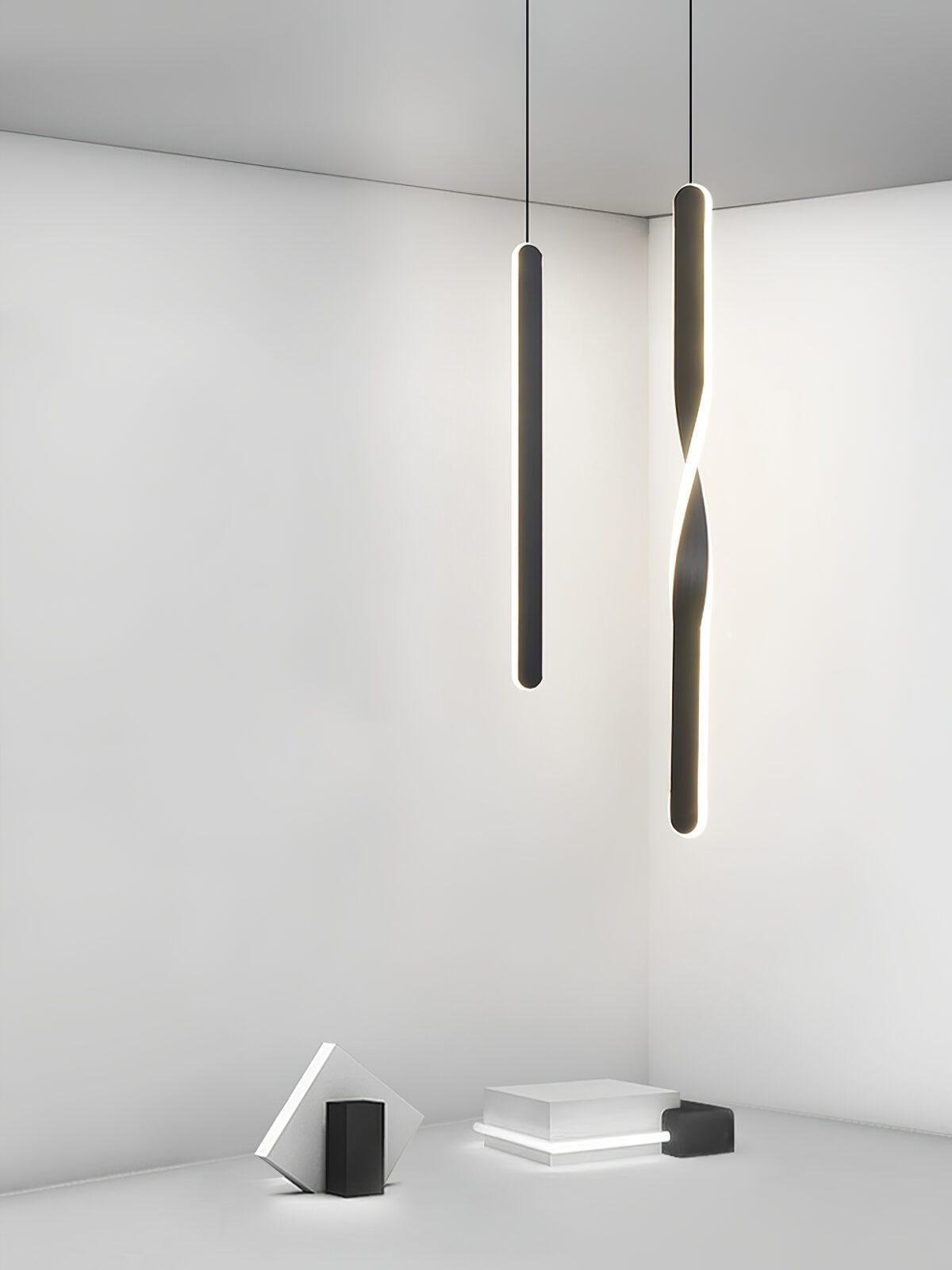 Spiral LED Pendant Light