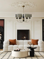 spotted-shade-chandelier