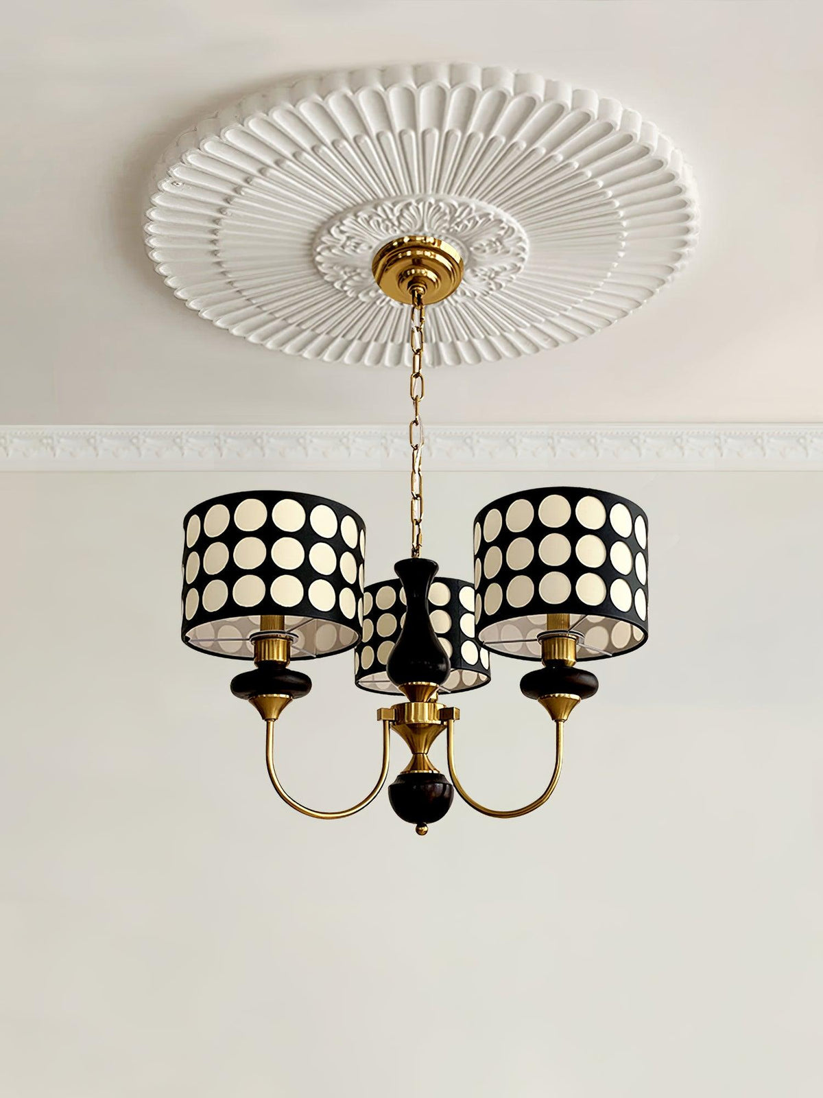 spotted-shade-chandelier