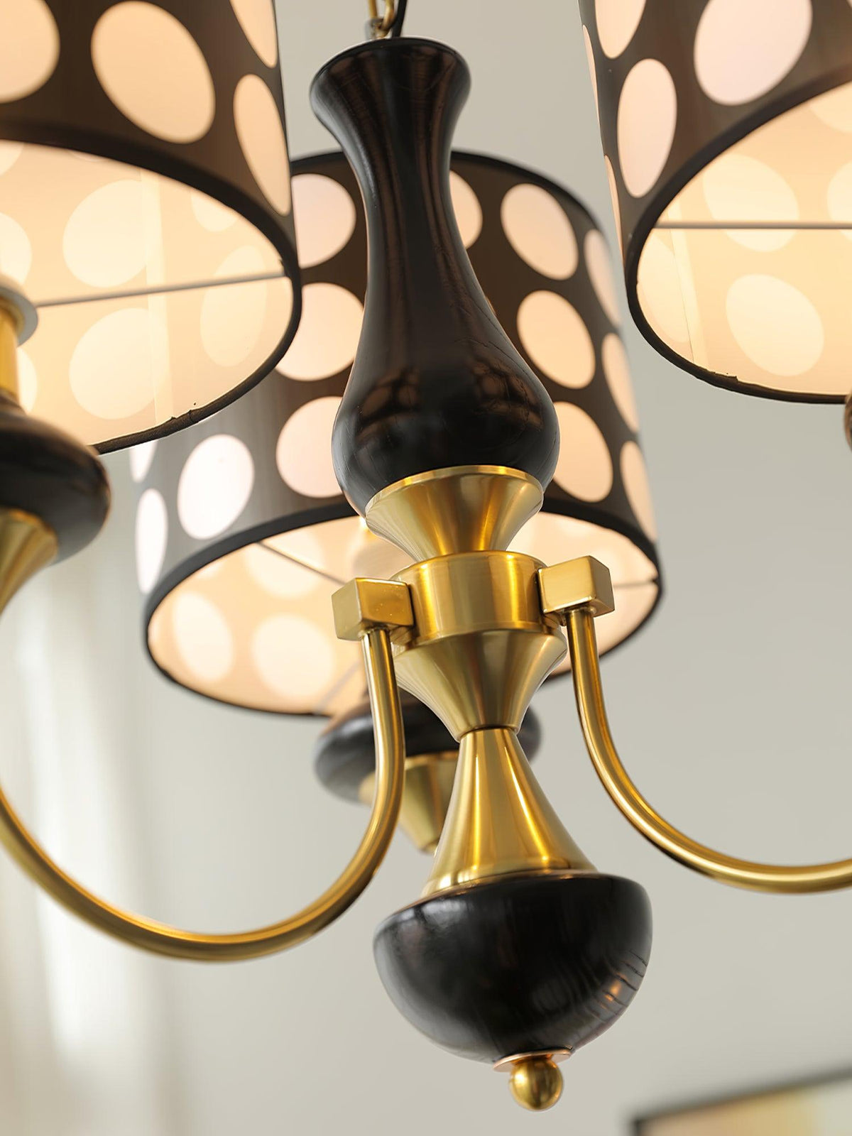 spotted-shade-chandelier