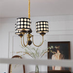 spotted-shade-chandelier