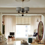 spotted-shade-chandelier