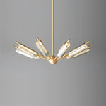 Sputnik Brass Chandelier