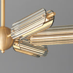 Sputnik Brass Chandelier