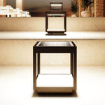 Solar Square Frame Post Light – Modern Waterproof LED Garden Lamp