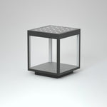 Solar Square Frame Post Light – Modern Waterproof LED Garden Lamp