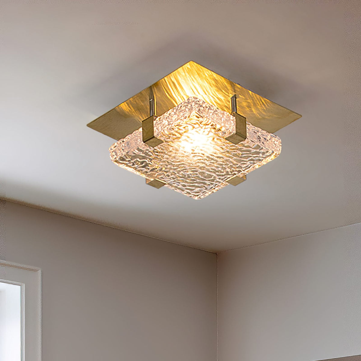 Square Ice Cube Ceiling Lamp