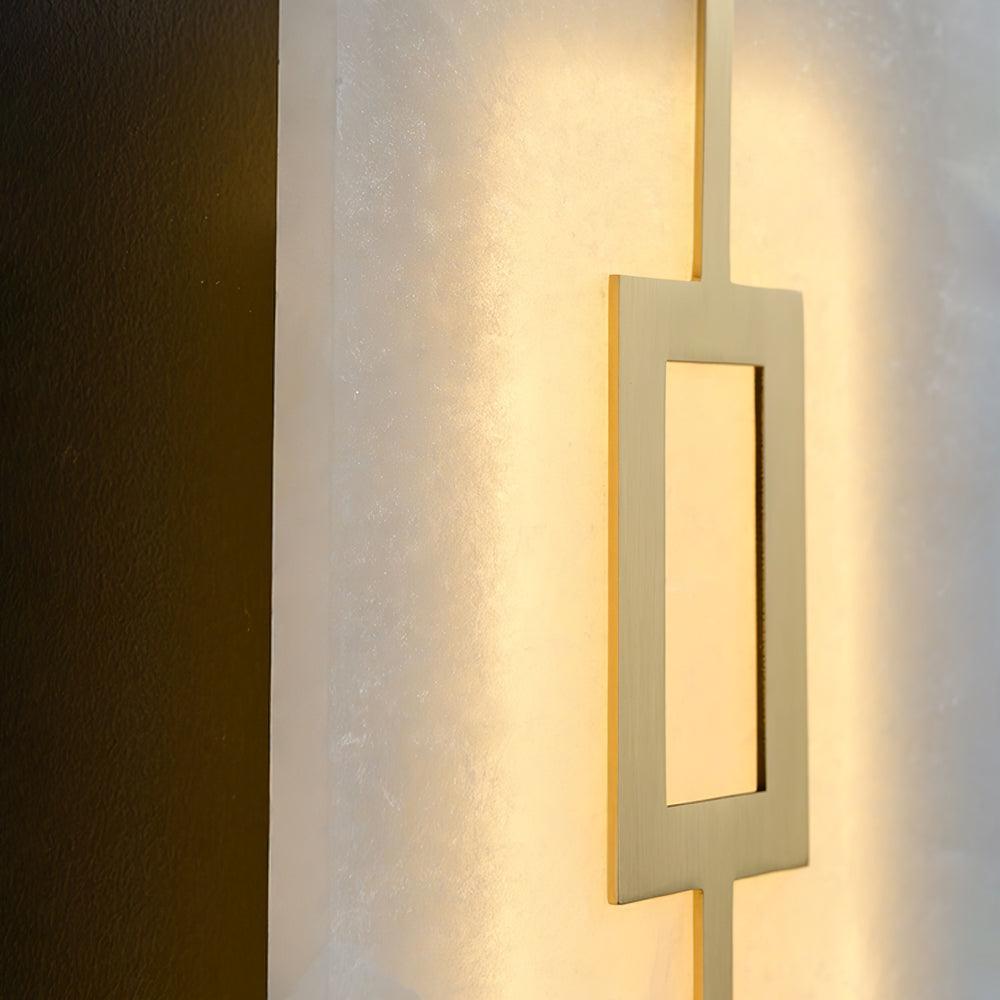 Square Marble Wall Lamp