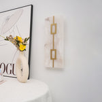 Square Marble Wall Lamp