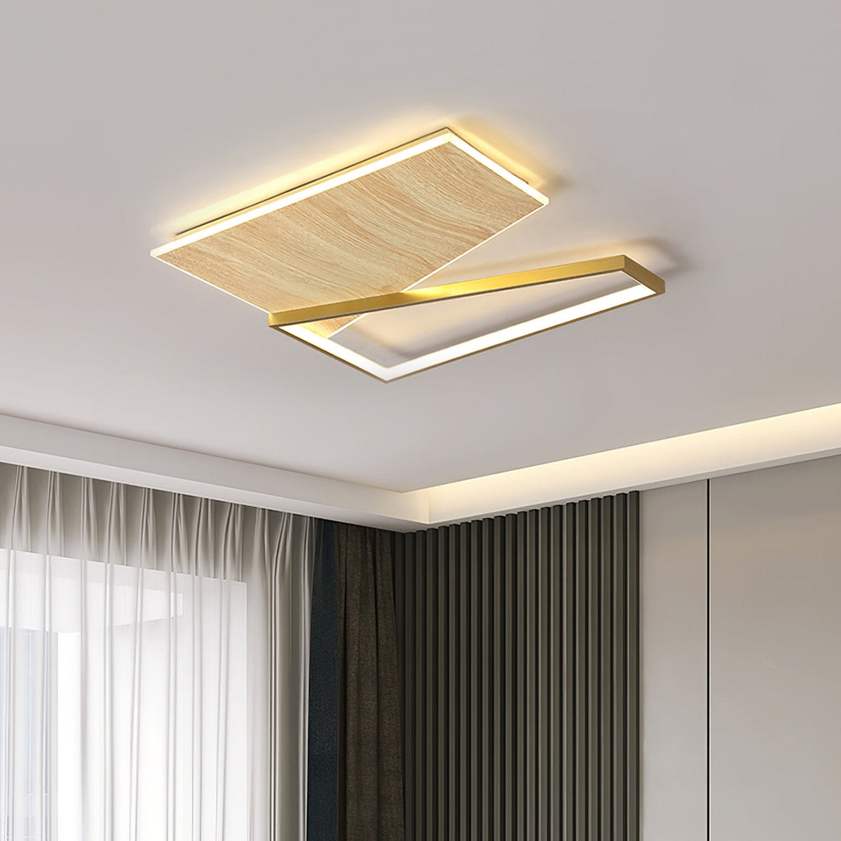 Square Scissors Ceiling Lamp