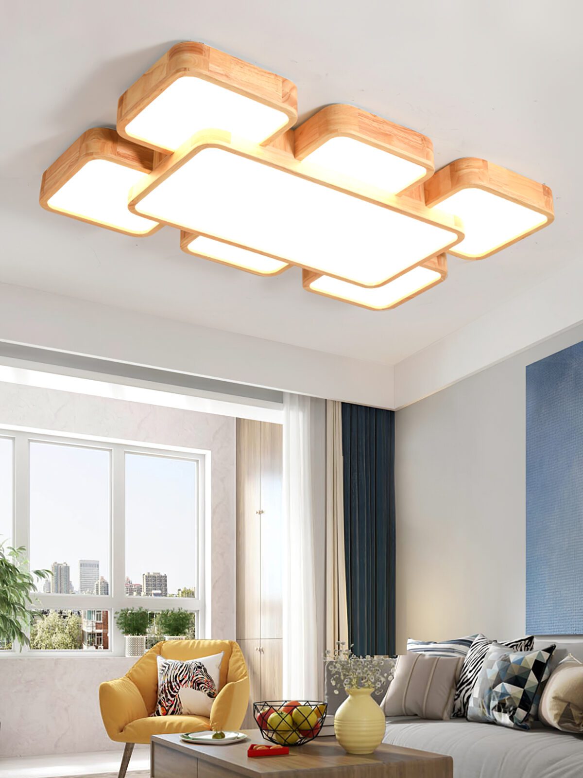 Square Splicing Ceiling Lamp
