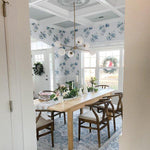 Staggered Glass 6 Light Chandelier