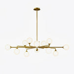 Staggered Glass Globes Chandelier
