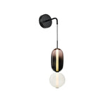 Candied Glass Wall Sconce – Hand-Blown Art Glass LED Wall Light