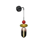 Candied Glass Wall Sconce – Hand-Blown Art Glass LED Wall Light