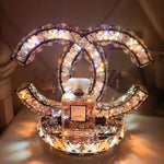 Stainless steel Crystal Table Lamp