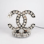 Stainless steel Crystal Table Lamp
