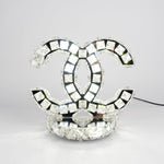 Stainless steel Crystal Table Lamp