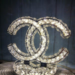 Stainless steel Crystal Table Lamp