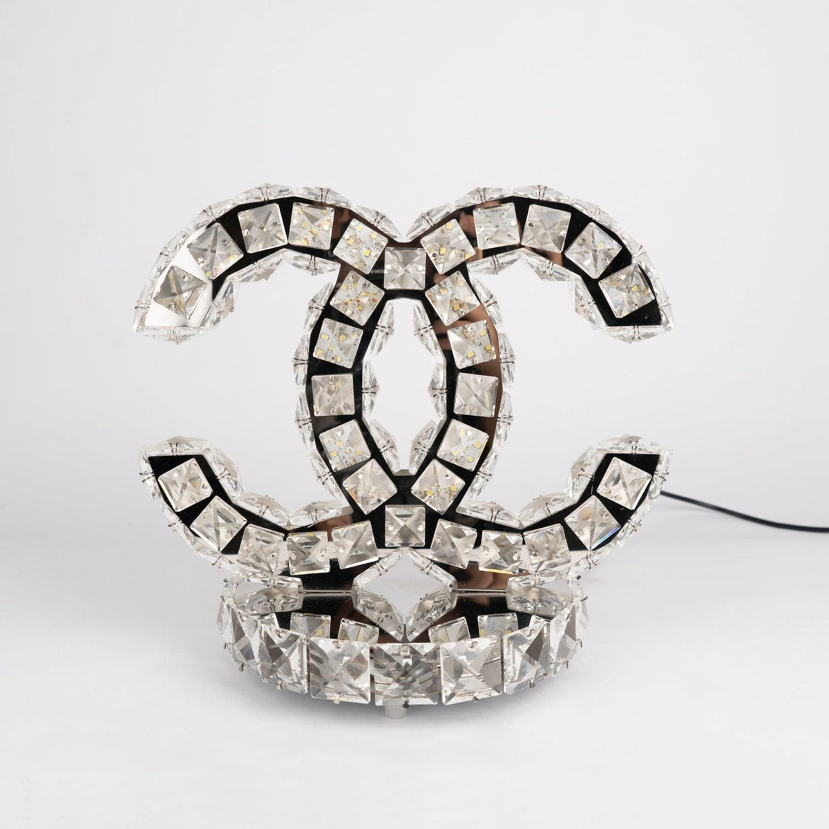 Stainless steel Crystal Table Lamp