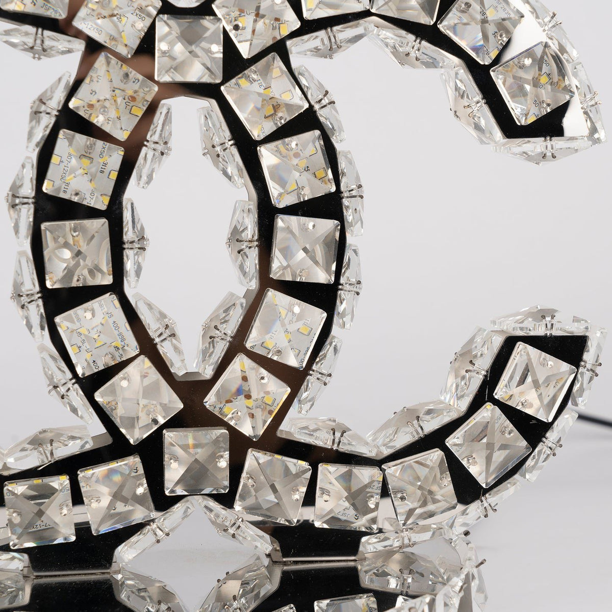 Stainless steel Crystal Table Lamp